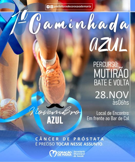 Participe Da Caminhada Azul!